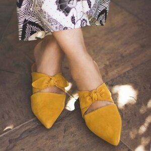 Jeffrey Campbell Charlin Mules- Mustard